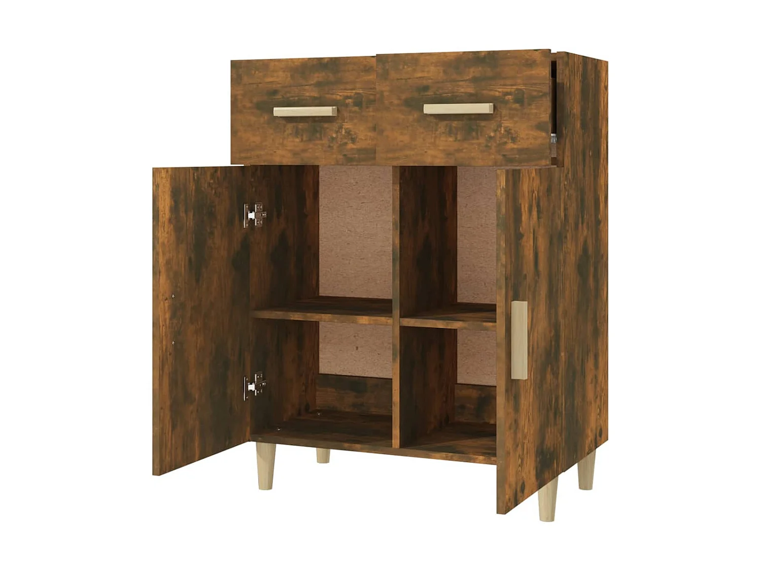 Buffet Chêne fumé 69,5x34x89 cm Bois d'ingénierie EGER59160