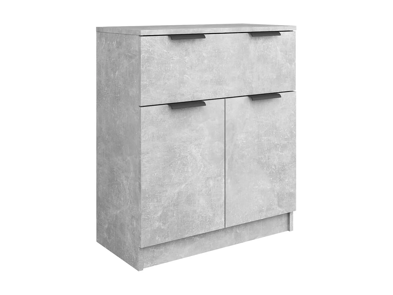 Buffets 3 pcs Gris béton Bois d'ingénierie EGER27843