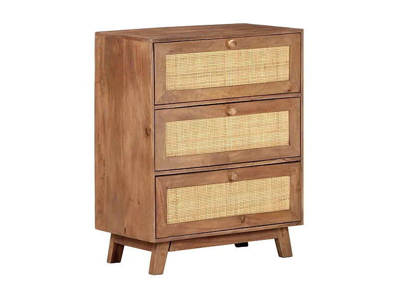 Dressoir 61x35x76 cm massief mangohout NL327993