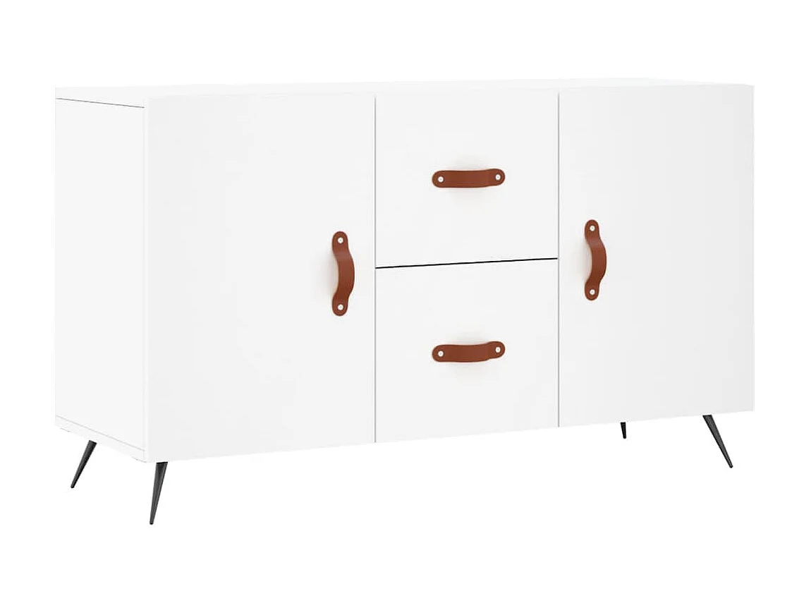 Buffet blanc 100x36x60 cm bois d'ingénierie QWE77966