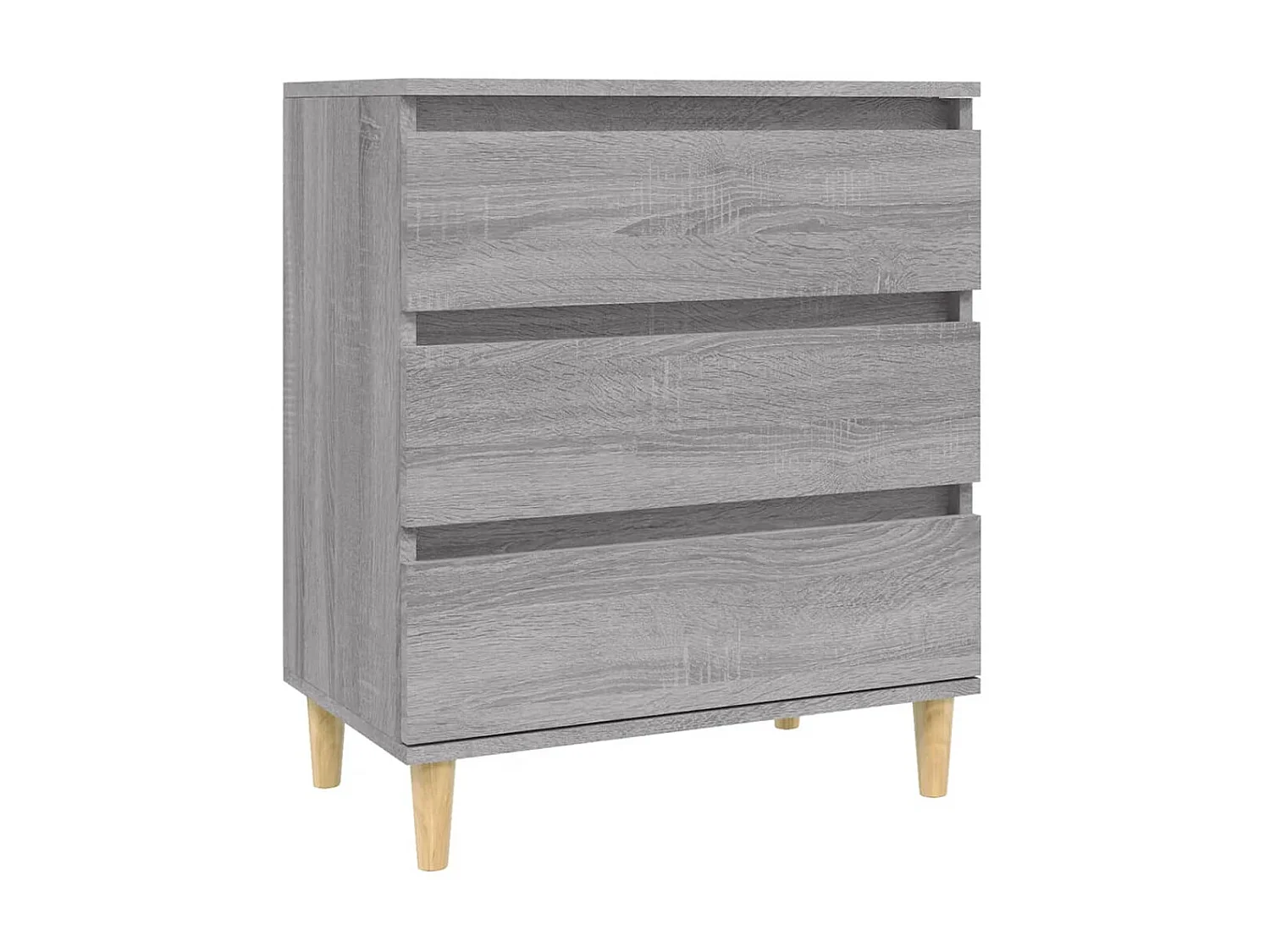 Buffet Sonoma gris 60x35x70 cm Bois d'ingénierie EGER75920