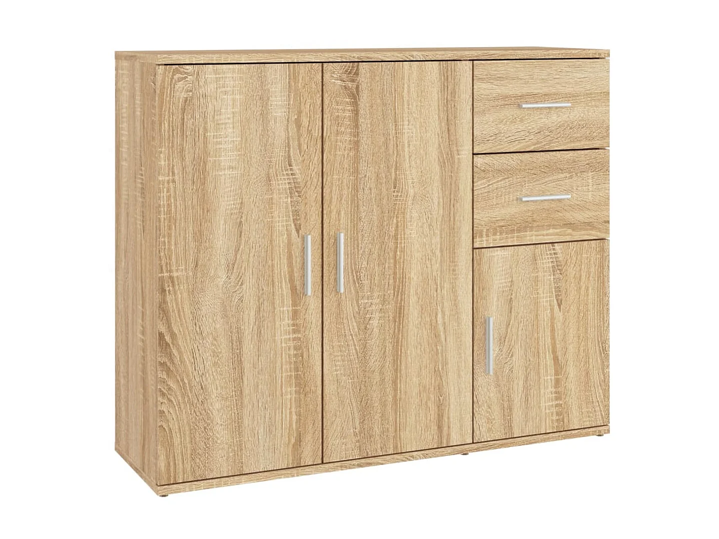 Buffet Chêne sonoma 91x29,5x75 cm Bois d'ingénierie EGER79469