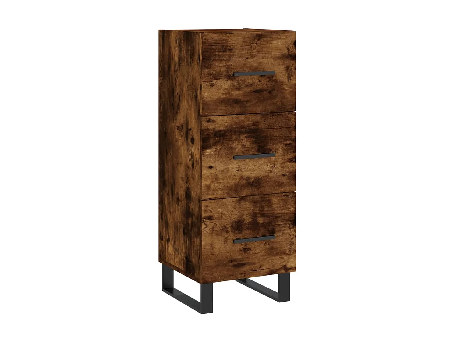 Aparador 34,5x34x90 cm madeira processada cor carvalho fumado PT933871