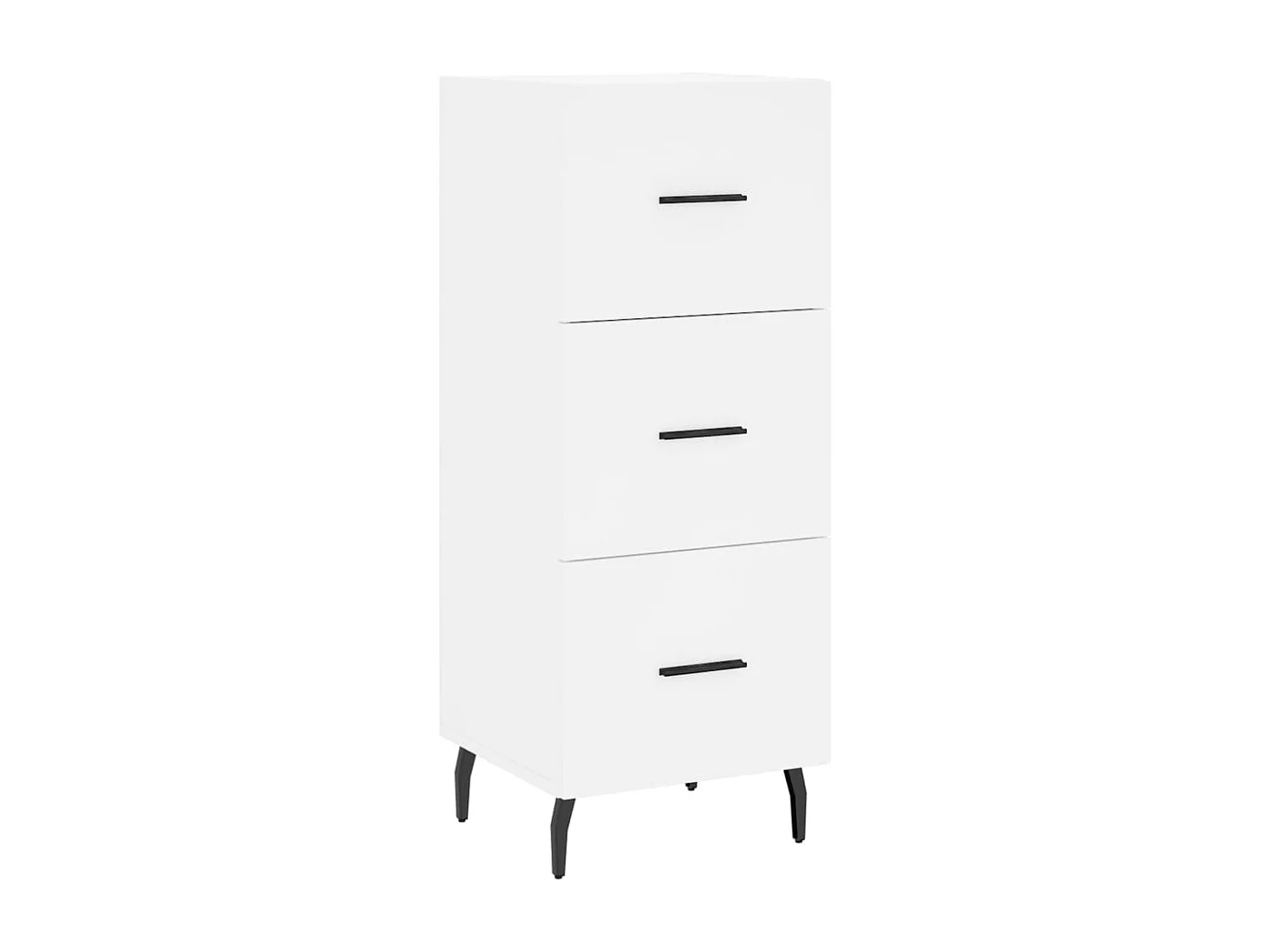 Buffet blanc 34,5x34x90 cm bois d'ingénierie QWE53433