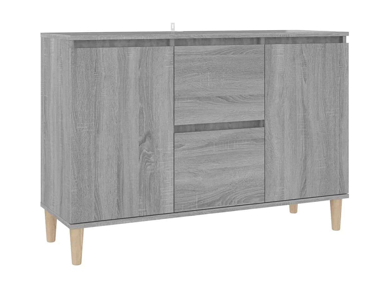 Aparador 101x35x70 cm derivados de madeira cinzento sonoma PT247716