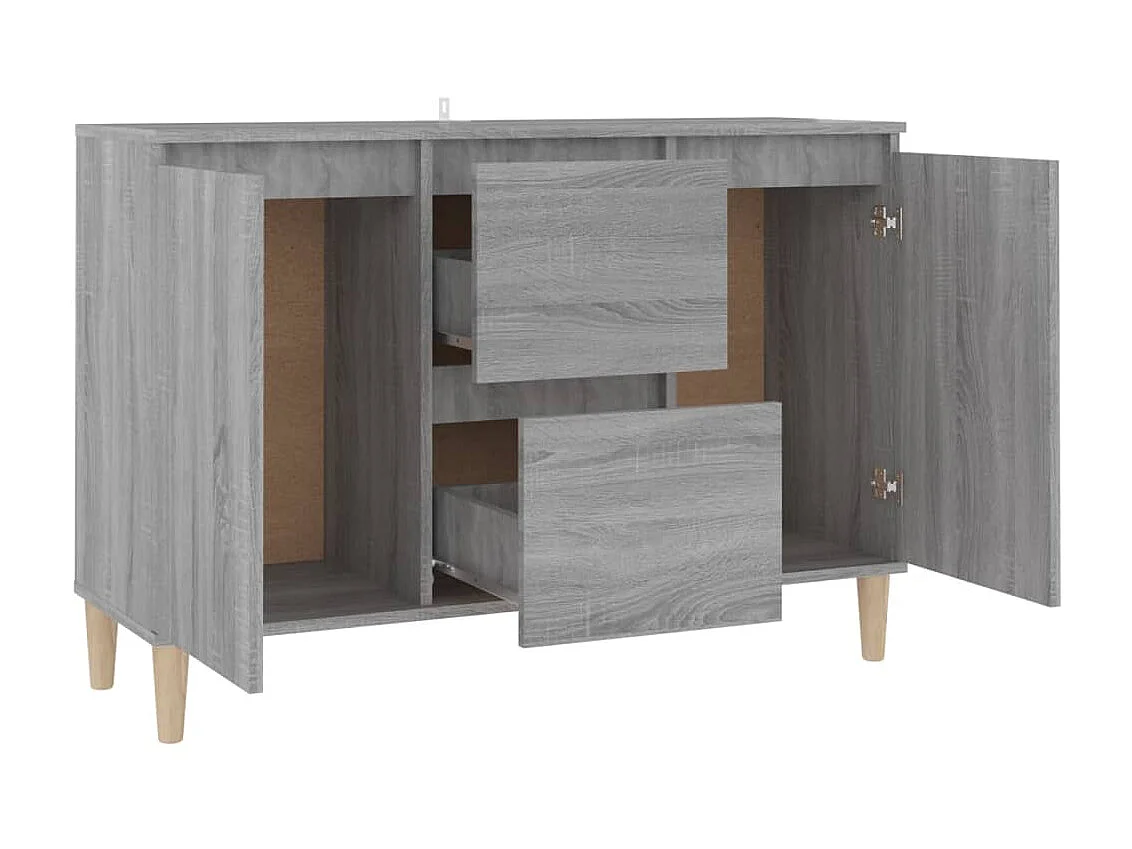 Aparador 101x35x70 cm derivados de madeira cinzento sonoma PT247716