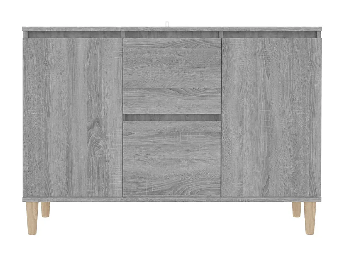 Aparador 101x35x70 cm derivados de madeira cinzento sonoma PT247716