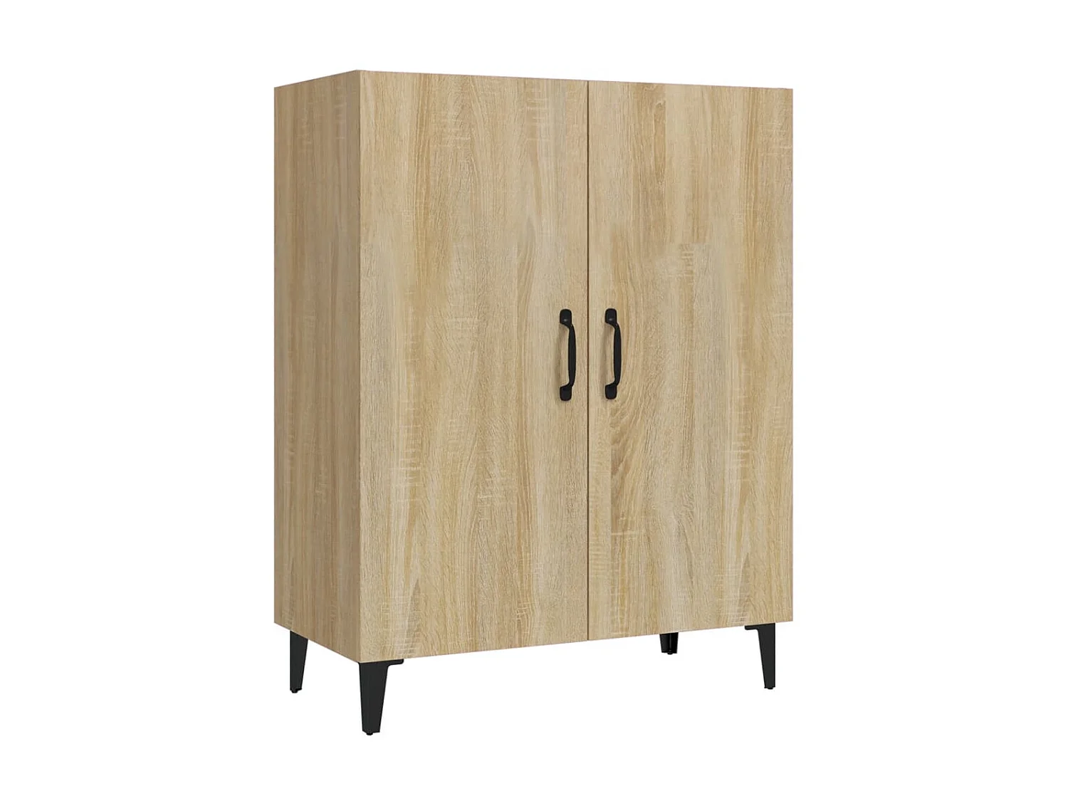 Dressoir 70x34x90 cm bewerkt hout sonoma eikenkleurig NL87221