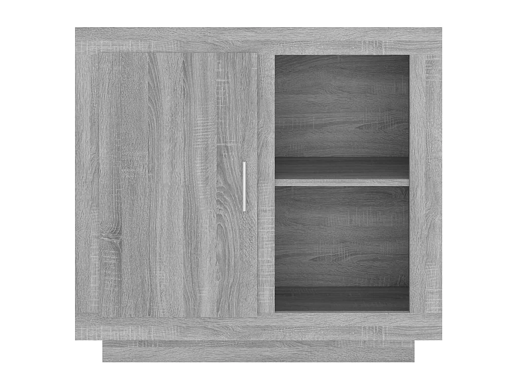 Dressoir 80x40x75 cm grijs sonoma eikenkleurig NL614198