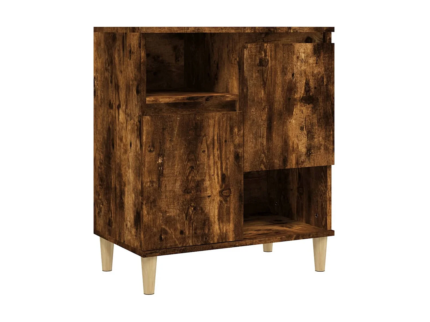 Buffet Chêne fumé 60x35x70 cm Bois d'ingénierie EGER98639