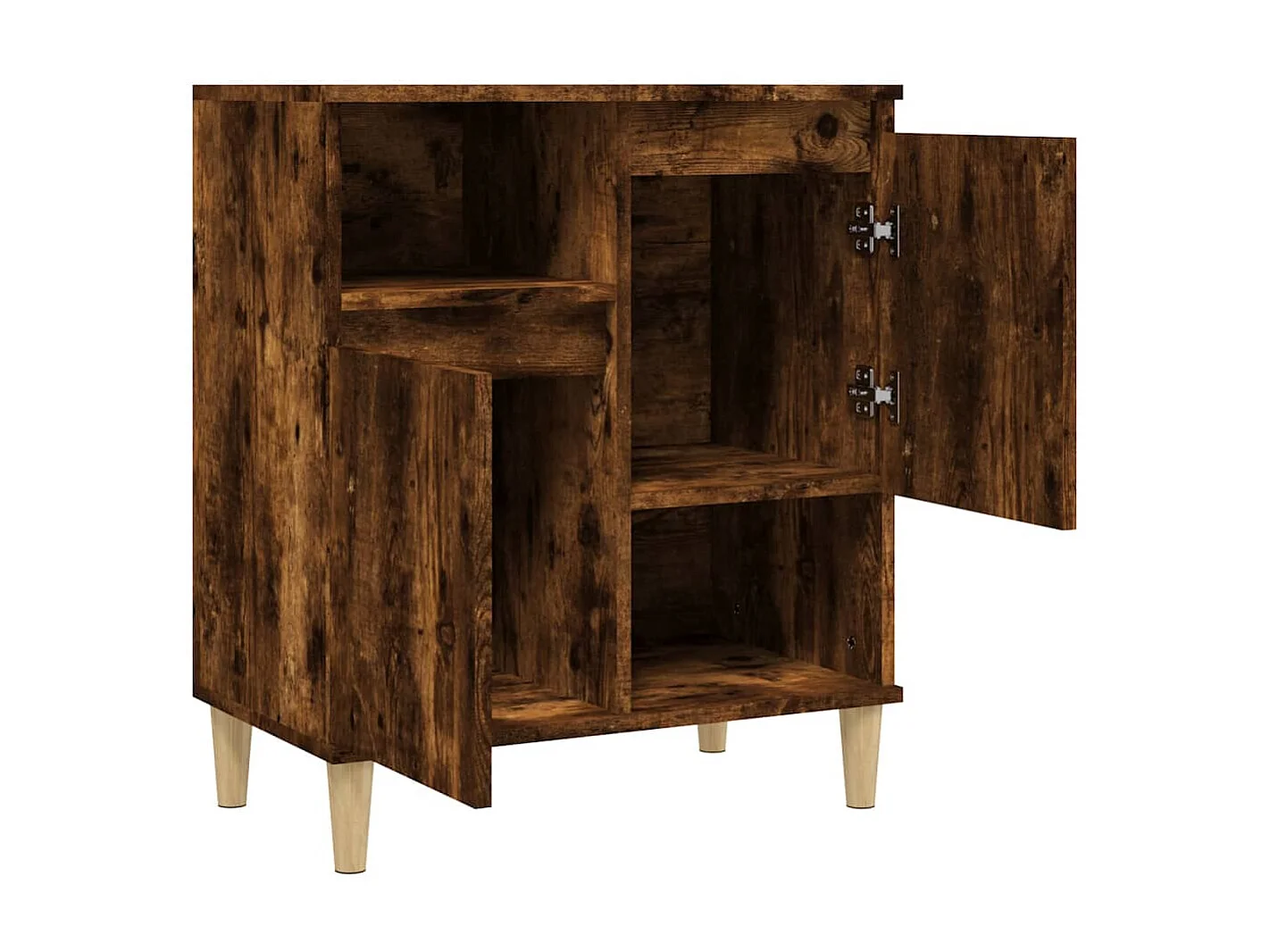 Buffet Chêne fumé 60x35x70 cm Bois d'ingénierie EGER98639