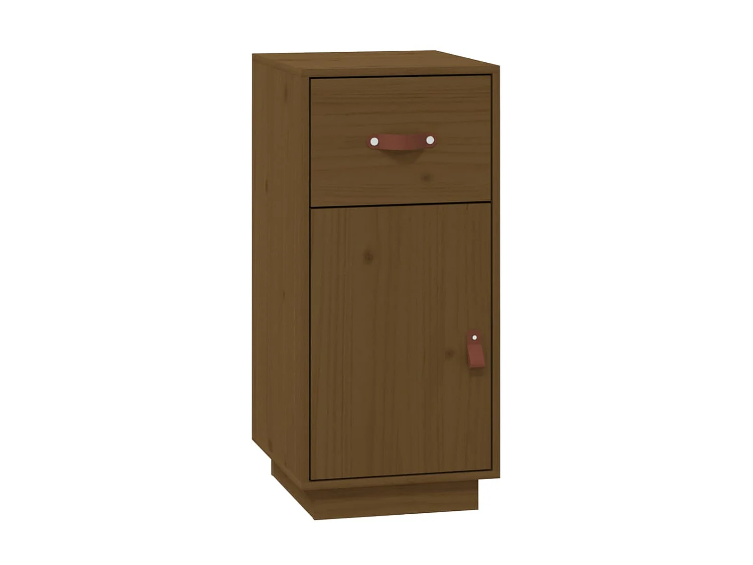 Buffet Marron miel 34x40x75 cm Bois massif de pin QWE49574