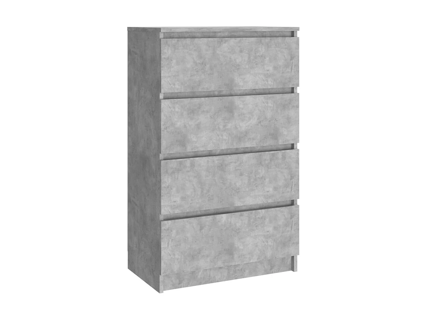 Buffet Gris béton 60x35x98,5 cm Bois d'ingénierie EGER28539