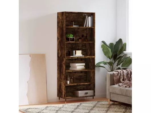 Kauf Unique Highboard,Kommode Räuchereiche 69,5x32,5x180 cm Holzwerkstoff -gkd967529