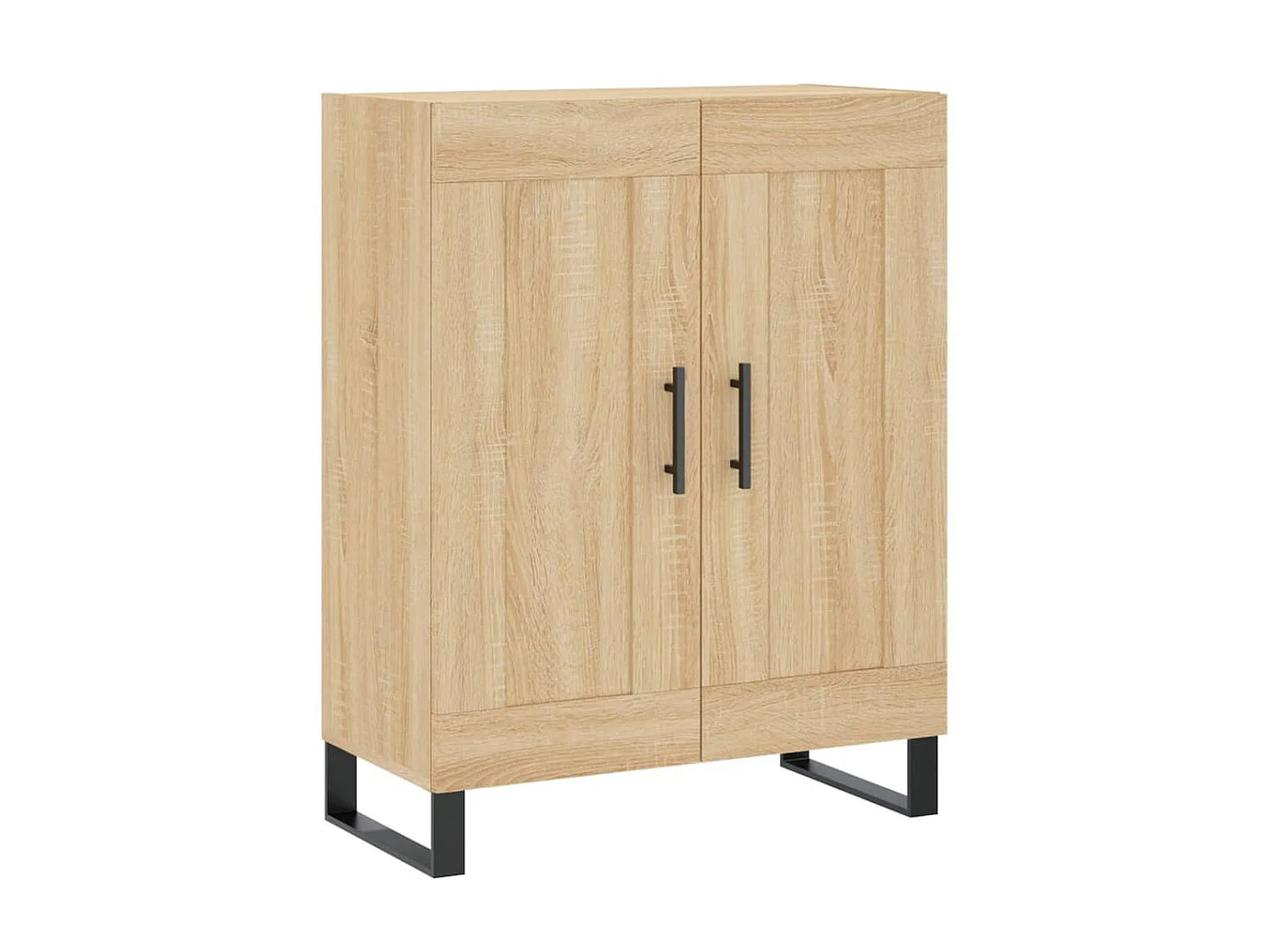Buffet chêne sonoma 69,5x34x90 cm bois d'ingénierie QWE37536