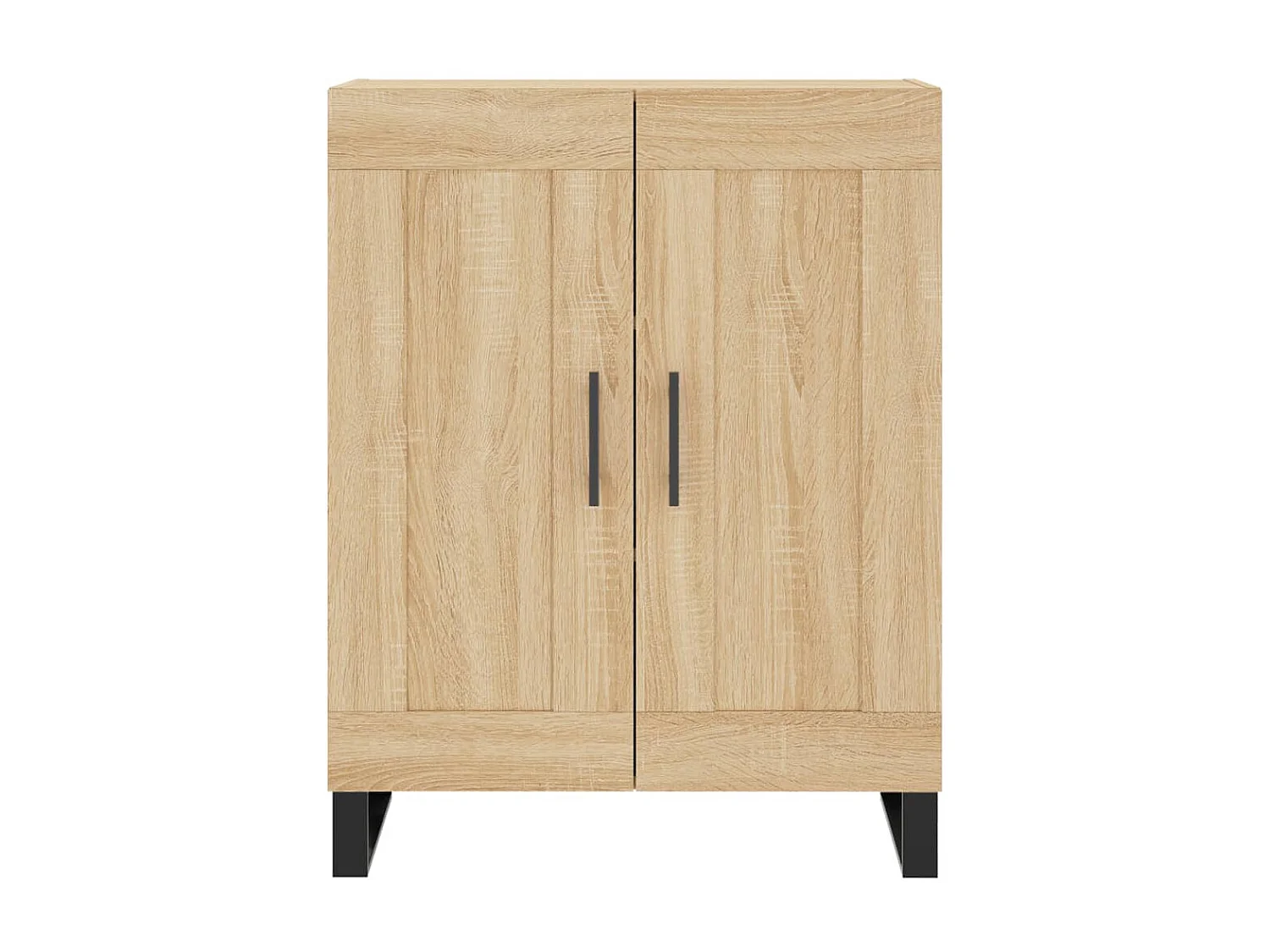 Buffet chêne sonoma 69,5x34x90 cm bois d'ingénierie QWE37536