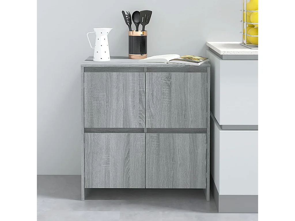 Buffet Sonoma gris 70x41x75 cm Bois d'ingénierie EGER57520