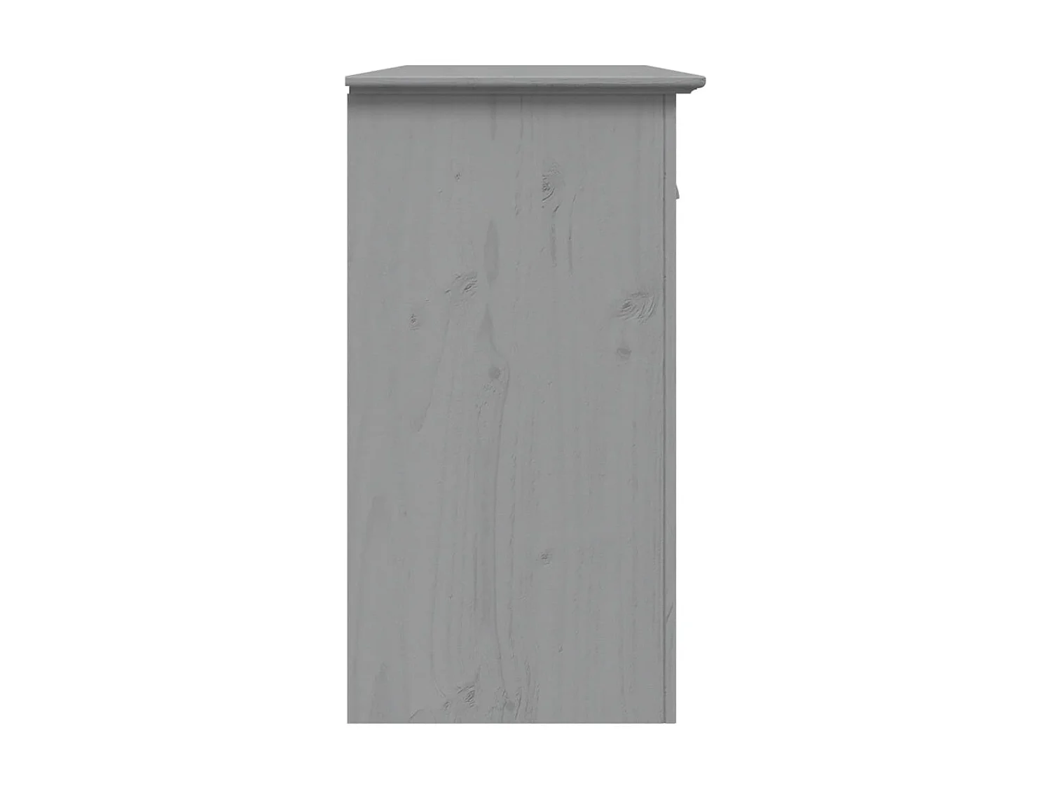 Aparador BODO 115,5x44x80 cm madeira de pinho maciça cinzento PT221769