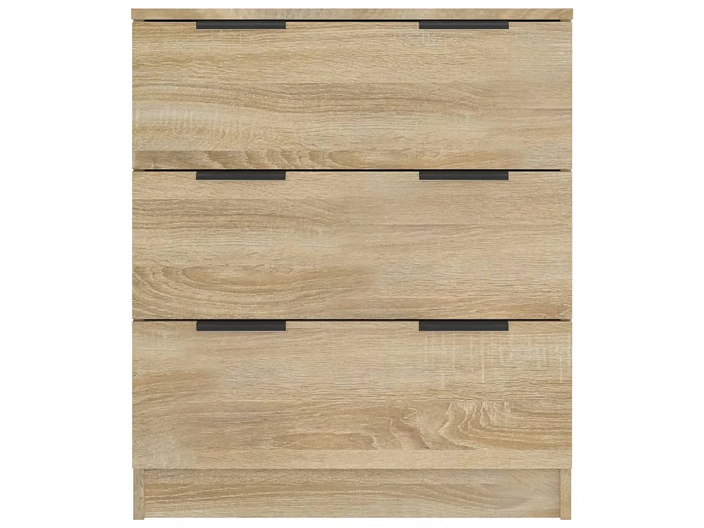 Dressoir 60x30x70 cm bewerkt hout sonoma eikenkleurig NL71819
