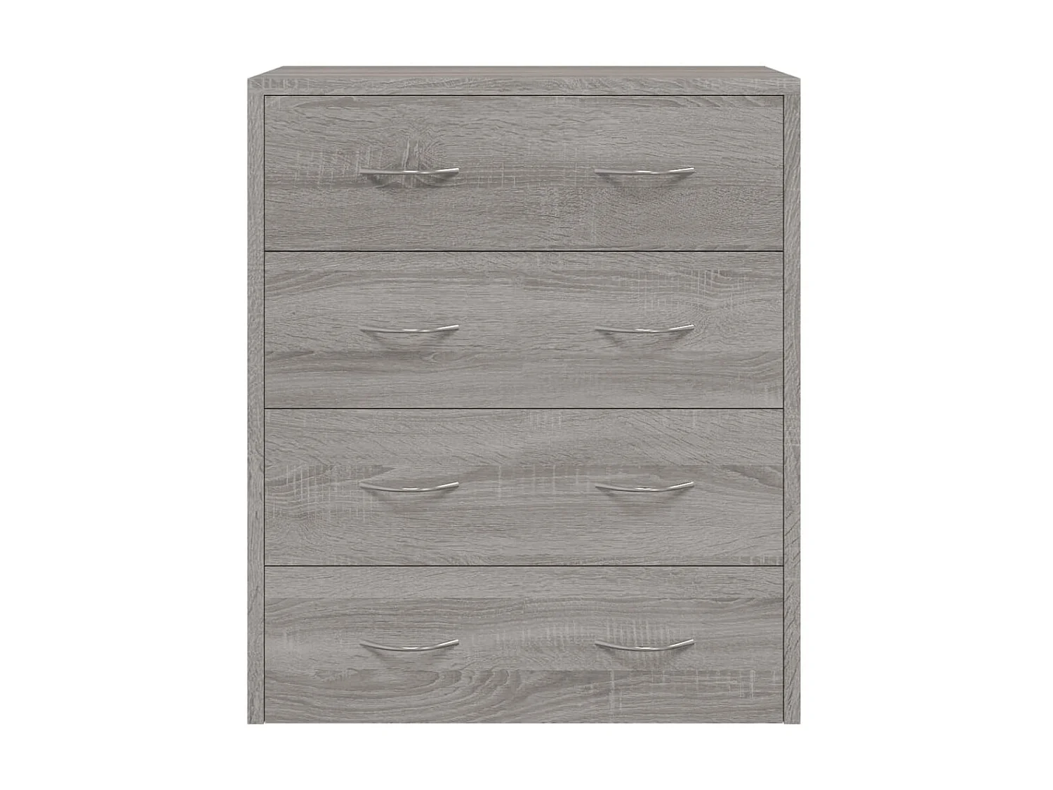 Aparador com 4 gavetas 60x30,5x71 cm cinzento sonoma PT350684