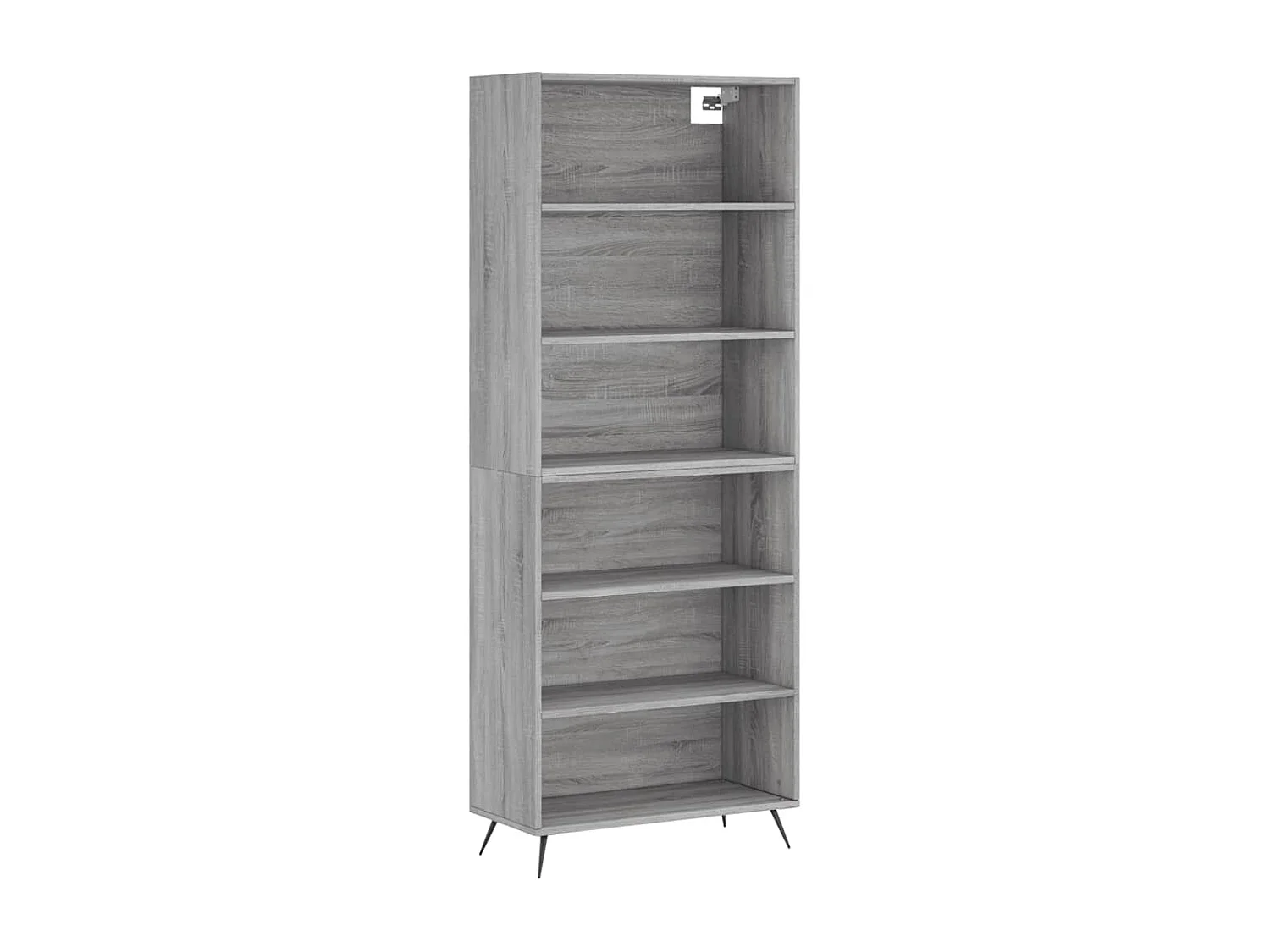 Highboard,Kommode Grau Sonoma 69,5x32,5x180 cm Holzwerkstoff -gkd553874