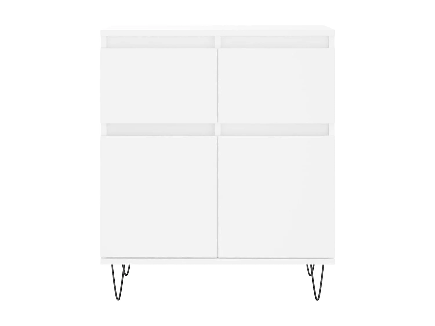 Buffet Blanc 60x35x70 cm Bois d'ingénierie QWE13518