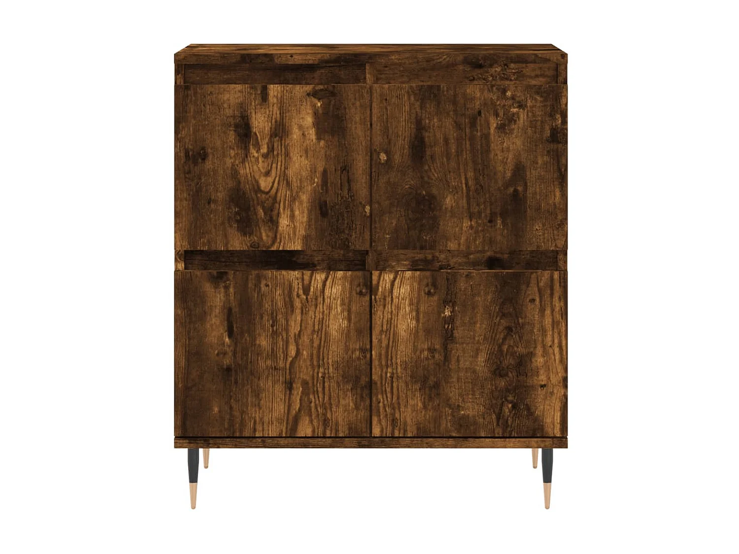 Buffet Chêne fumé 60x35x70 cm Bois d'ingénierie QWE20097