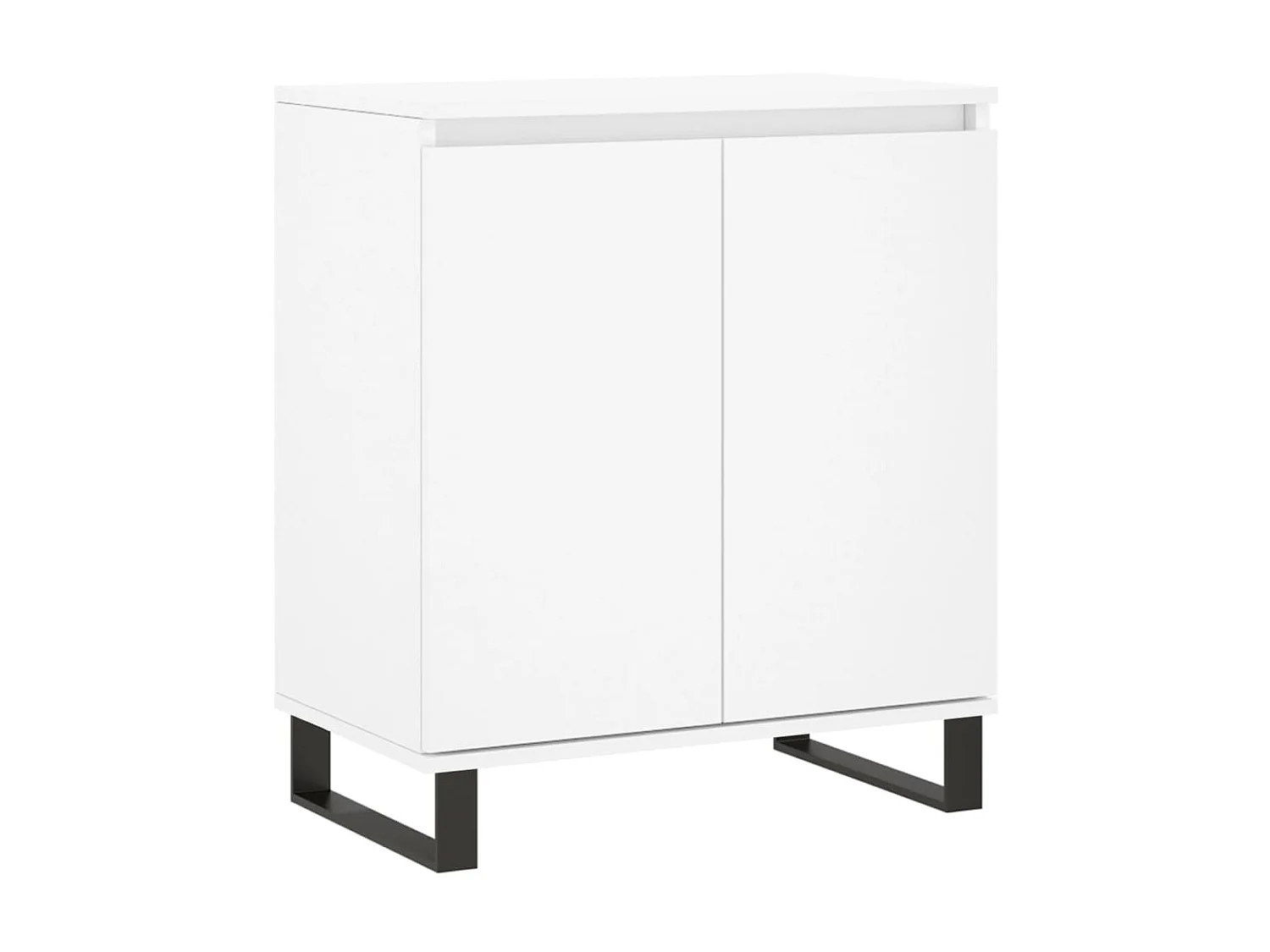 Dressoir 60x35x70 cm bewerkt hout wit NL475947