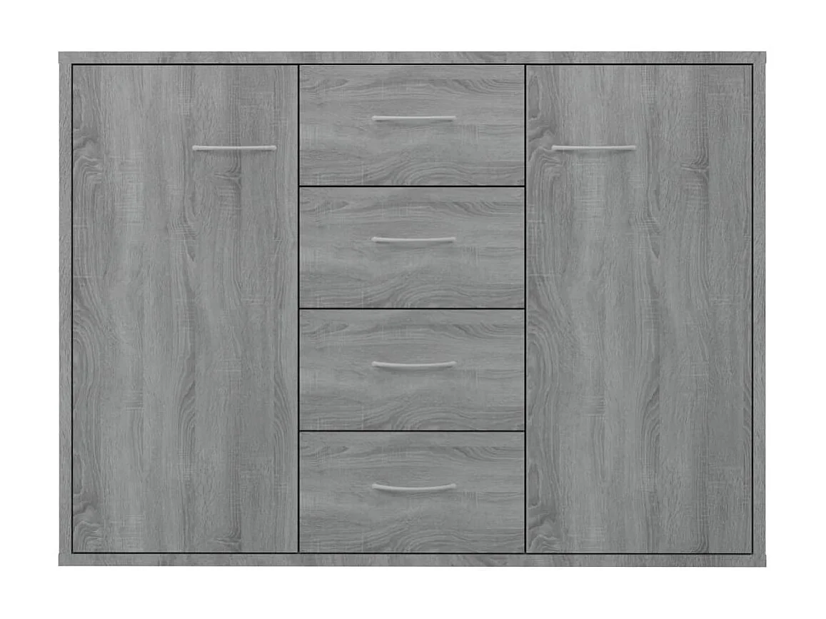 Aparador 88x30x65 cm madeira processada cor sonoma cinza PT219505
