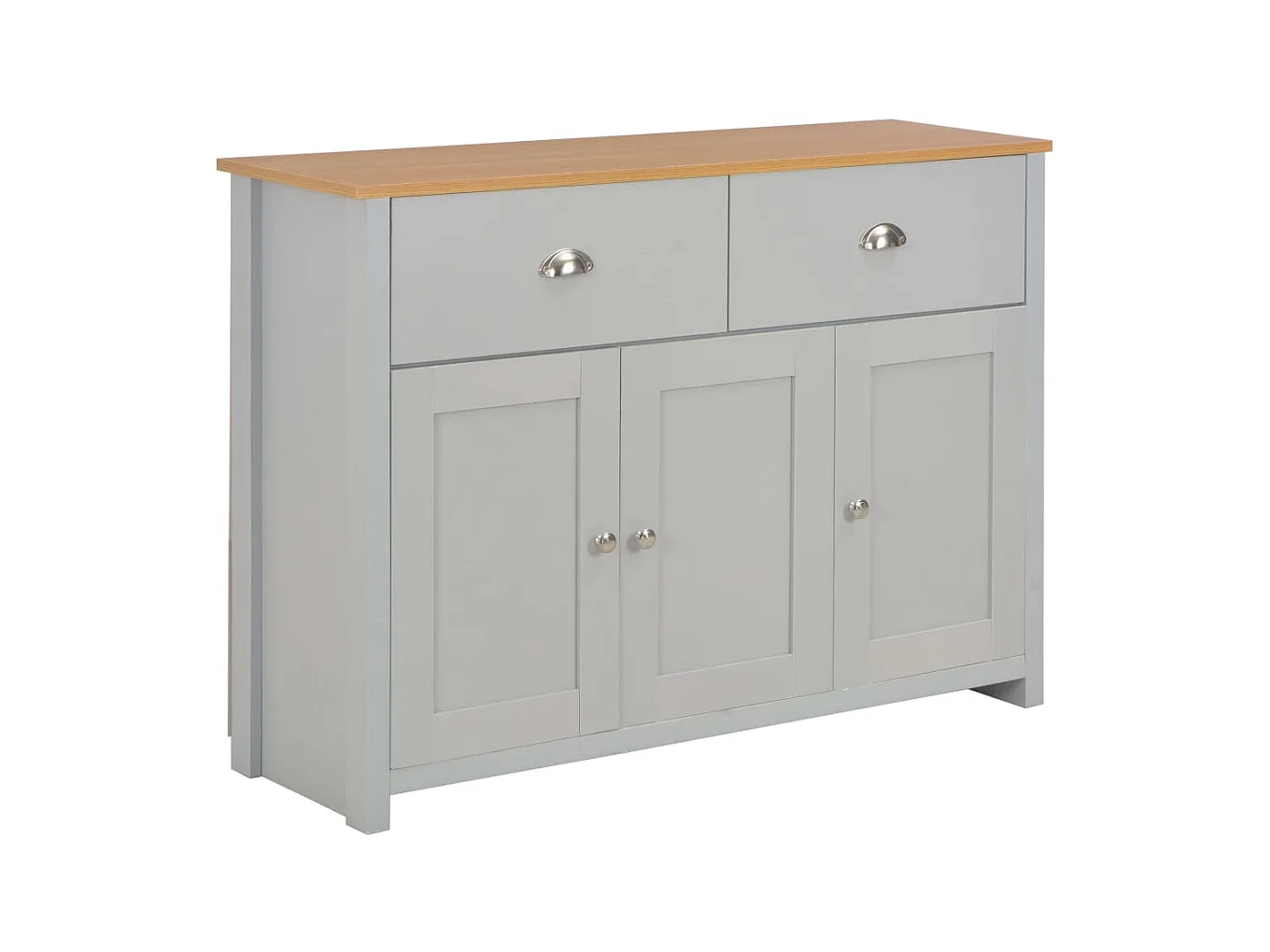 Buffet Gris 112x35x81 cm EGER53730