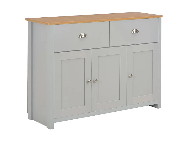 Buffet Gris 112x35x81 cm EGER53730