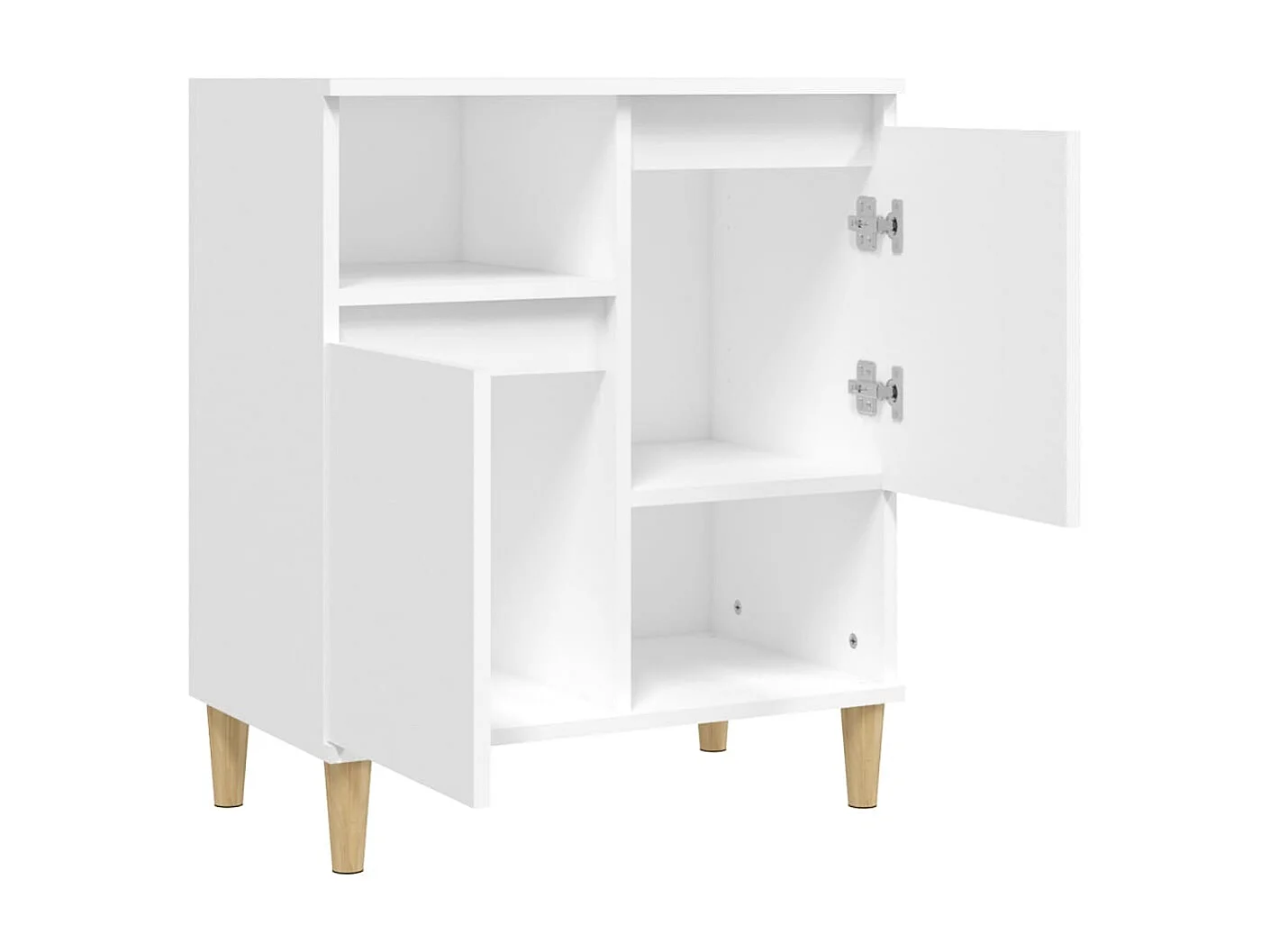 Buffet Blanc 60x35x70 cm Bois d'ingénierie EGER25210