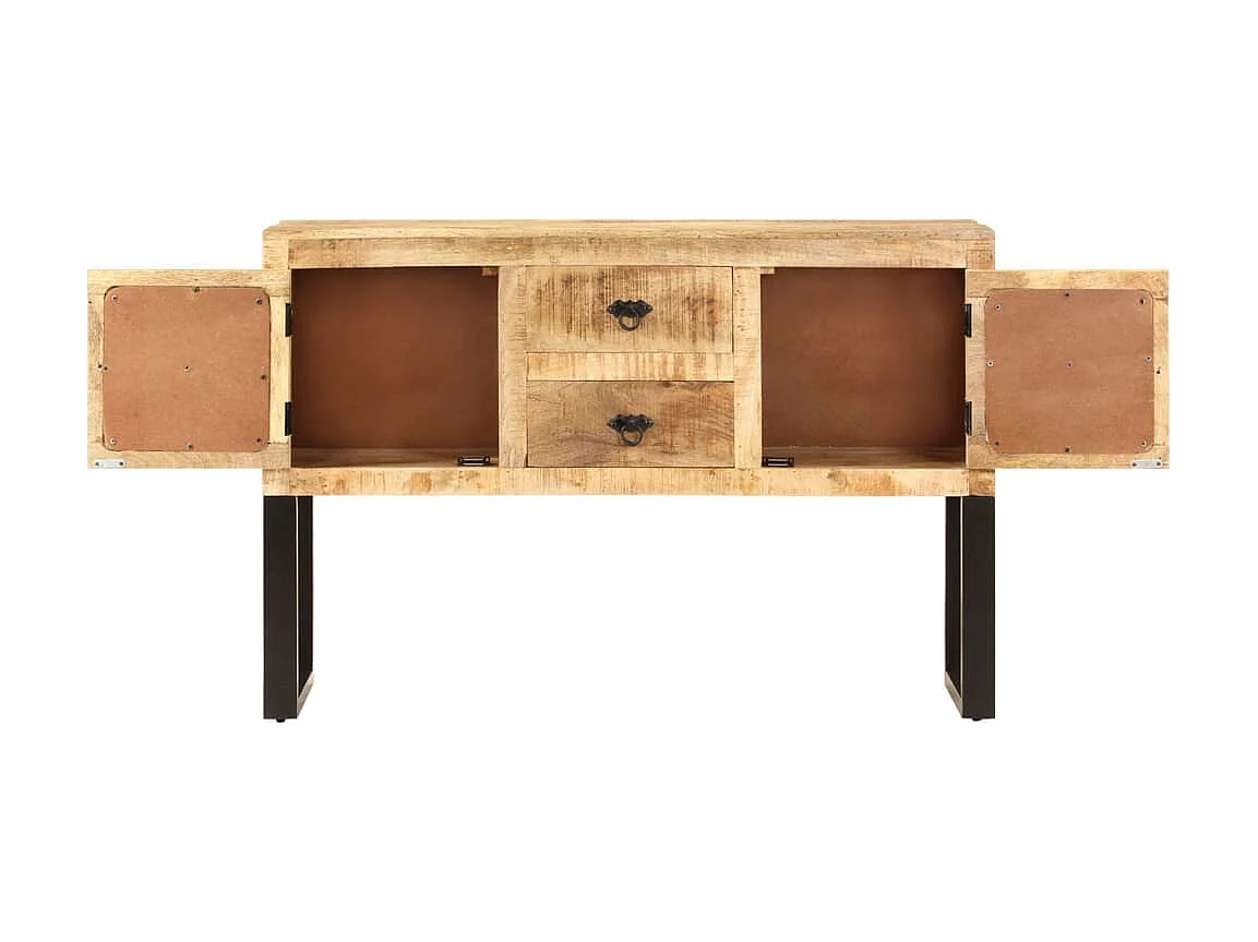 Buffet 110x30x74 cm Bois de manguier brut EGER49236
