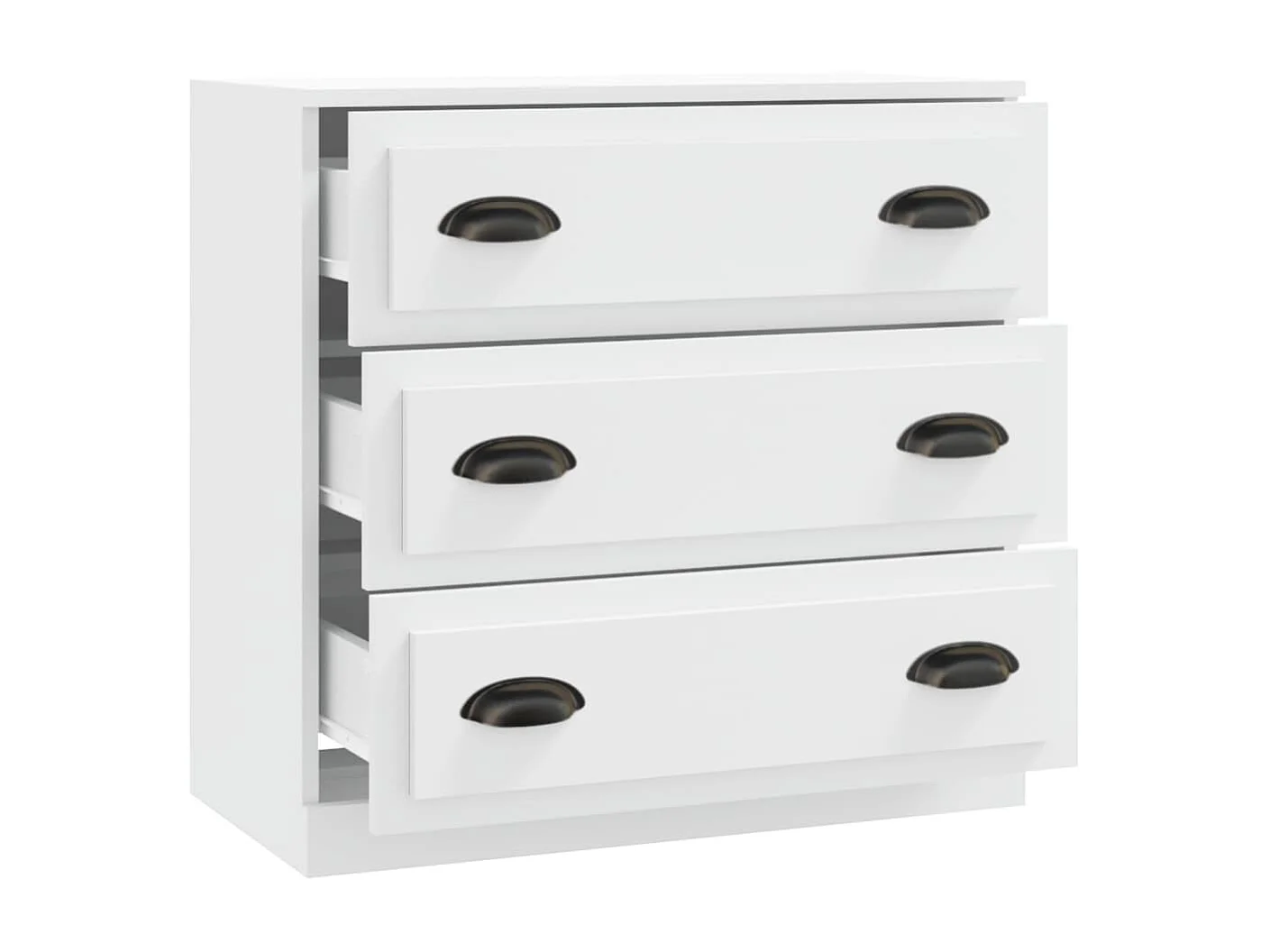 Aparador de madera contrachapada blanco 70x35,5x67,5 cm ES41011