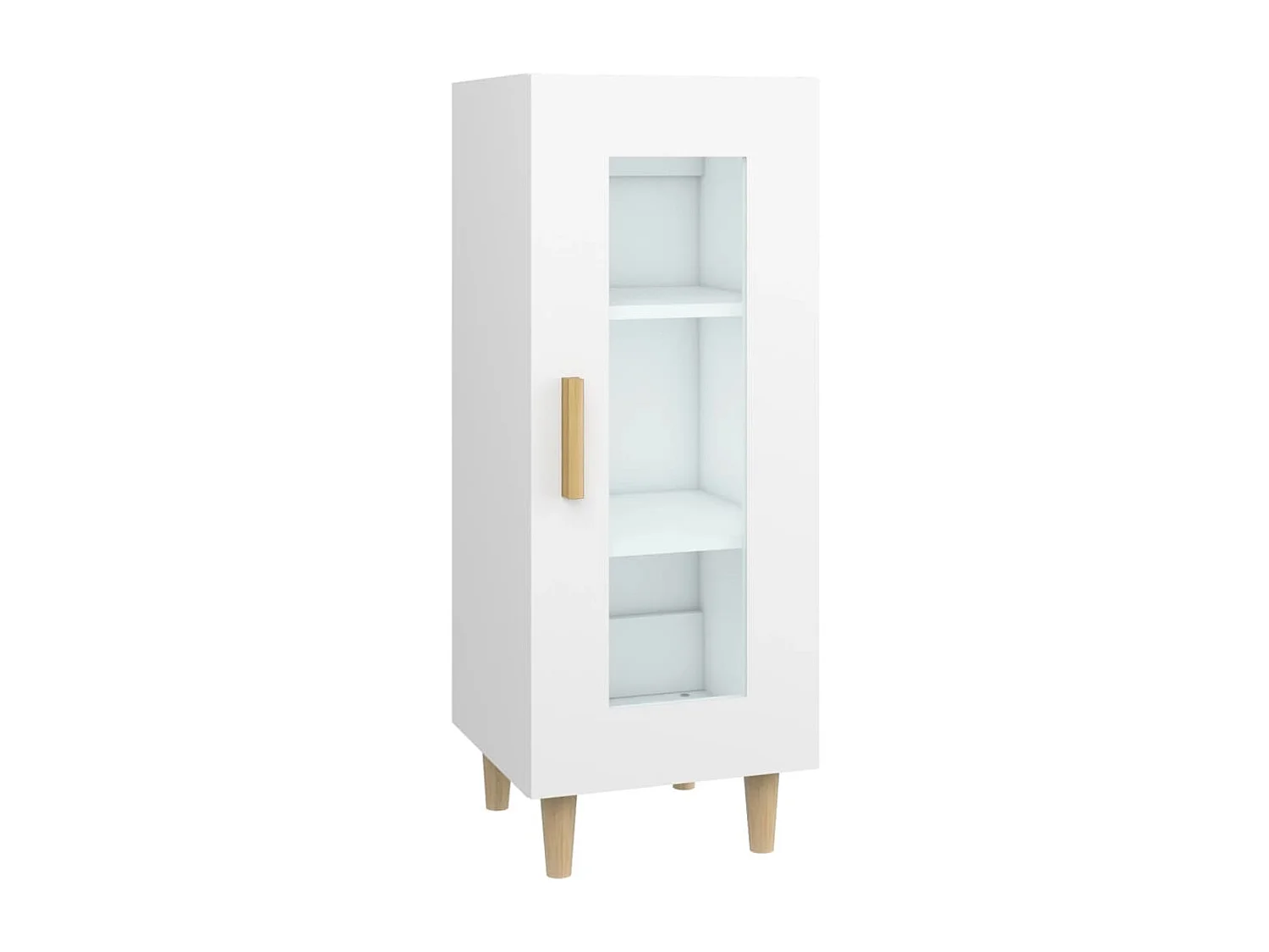 Buffet blanc 34,5x34x90 cm bois d'ingénierie EGER10530