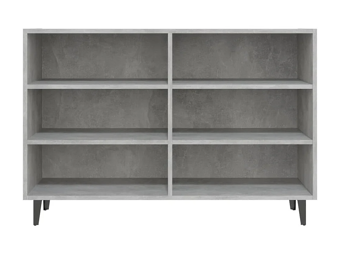 Buffet Gris béton 103,5x35x70 cm Aggloméré EGER99395