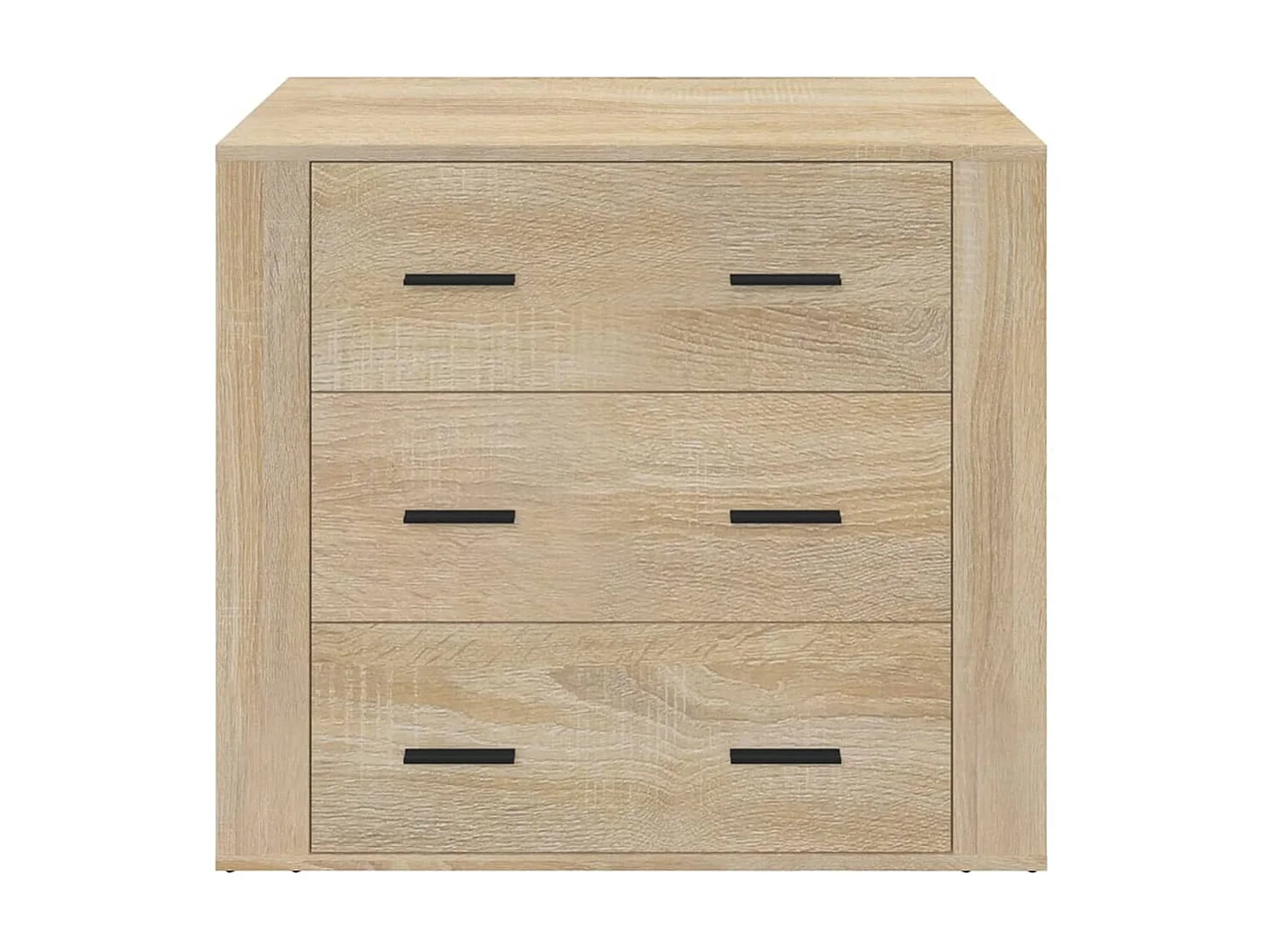 Aparador madera contrachapada color roble Sonoma 80x33x70 cm ES87218