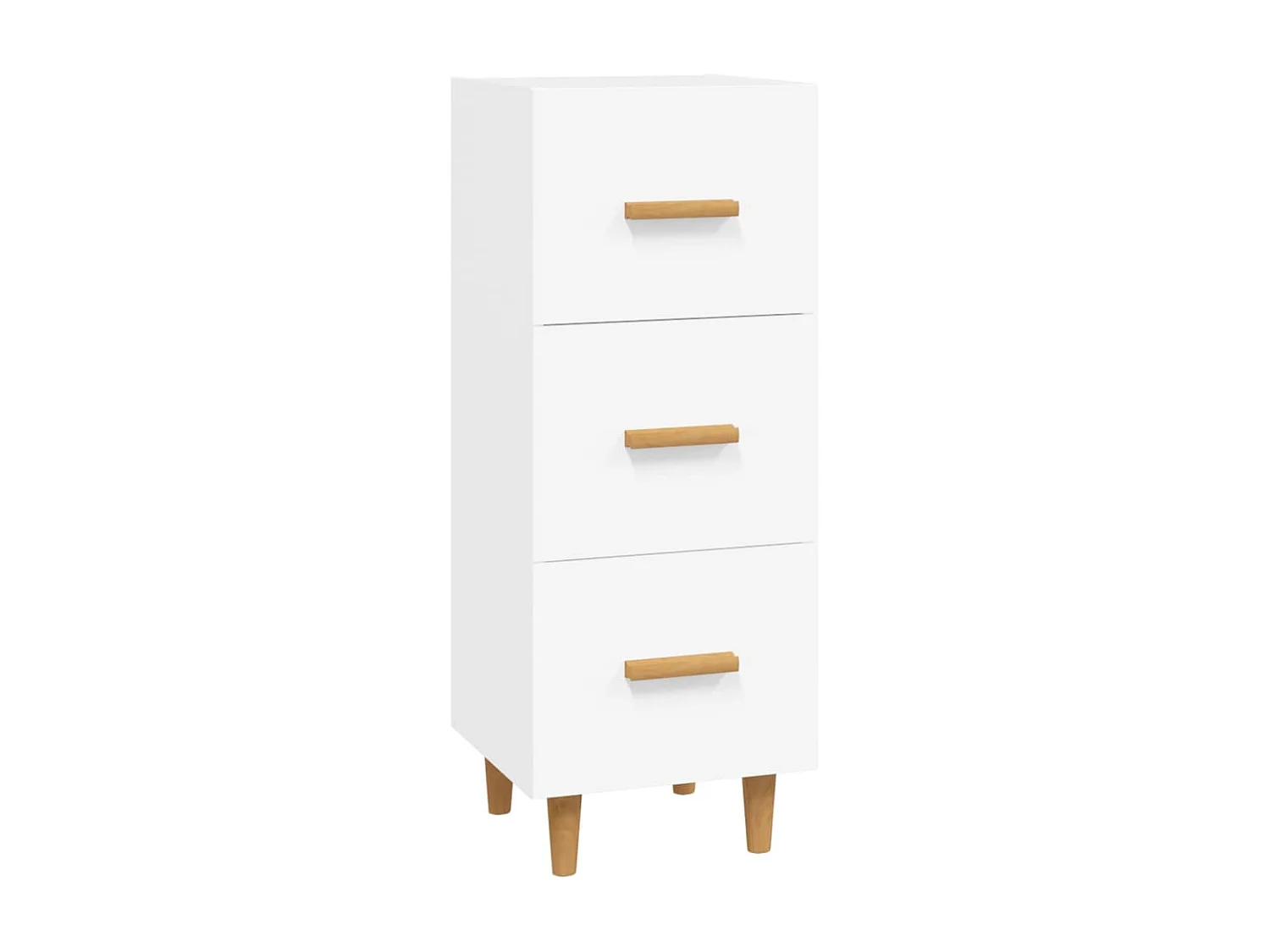 Buffet blanc 34,5x34x90 cm bois d'ingénierie EGER76706