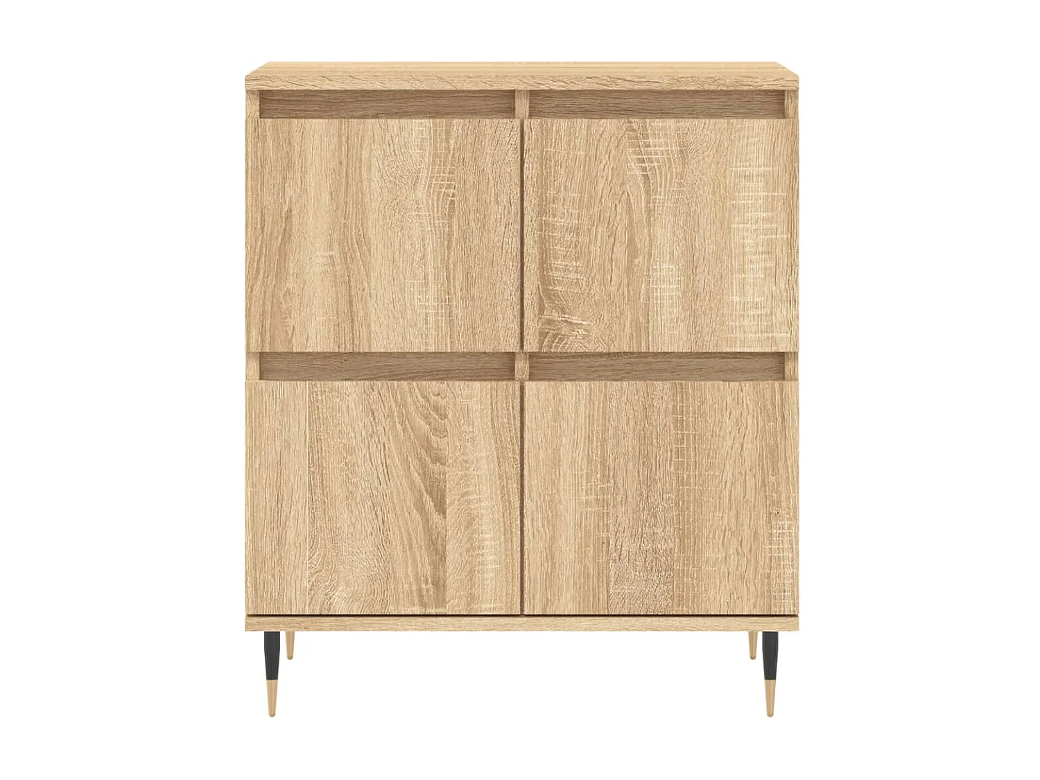 Aparador de madera contrachapada roble Sonoma 60x35x70 cm ES47847