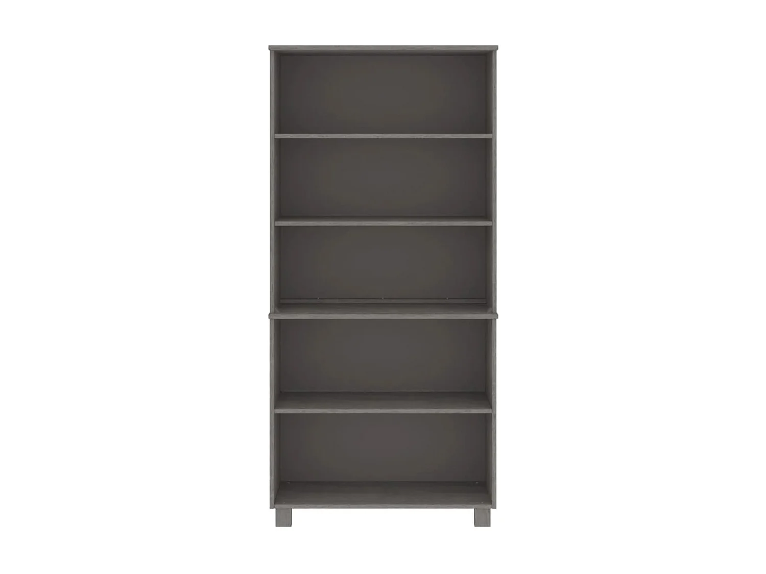 Buffet haut HAMAR Bois massif de pin Gris clair EGER65050
