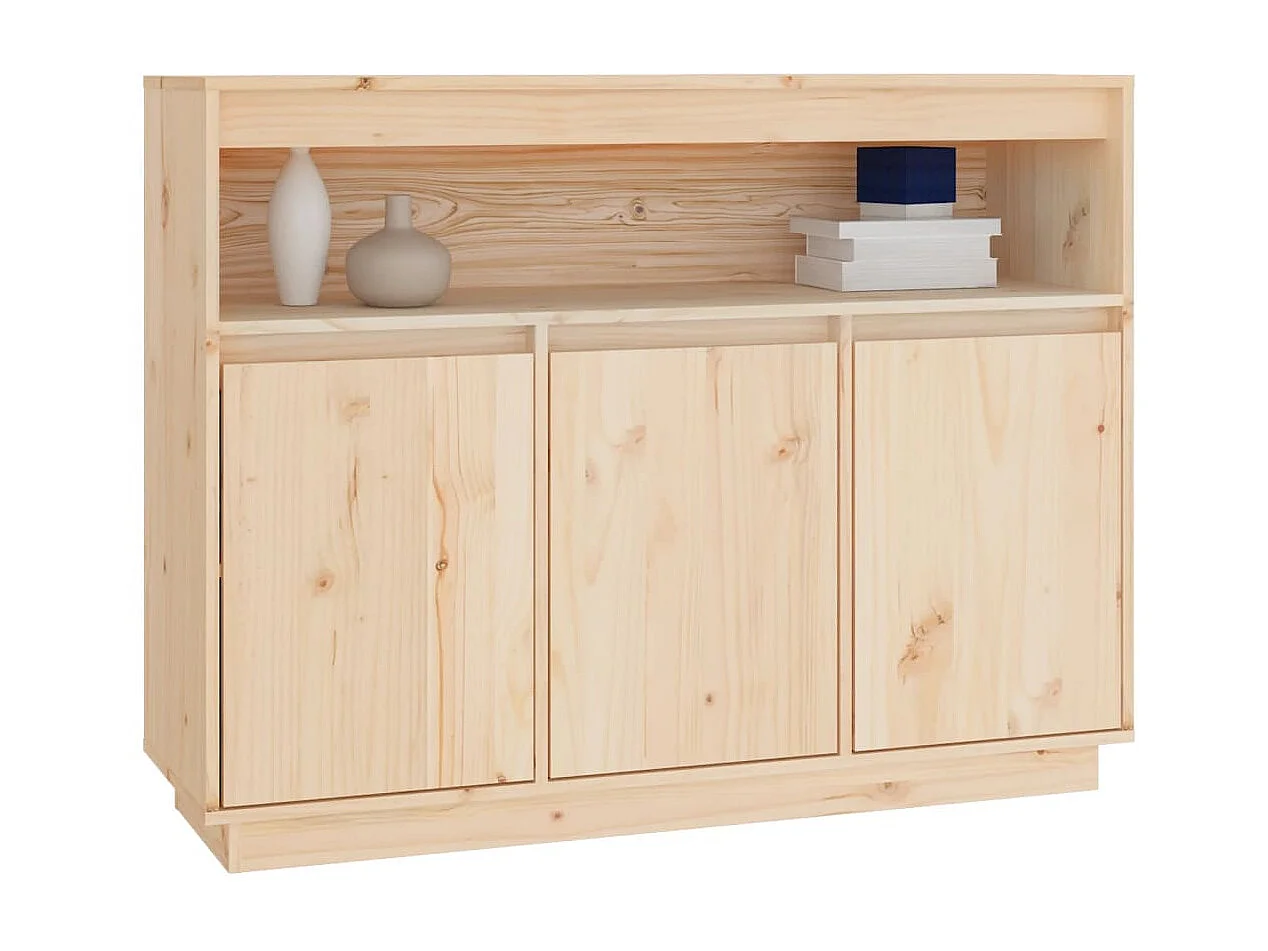 Buffet 104,5x34x80 cm Bois massif de pin QWE64930