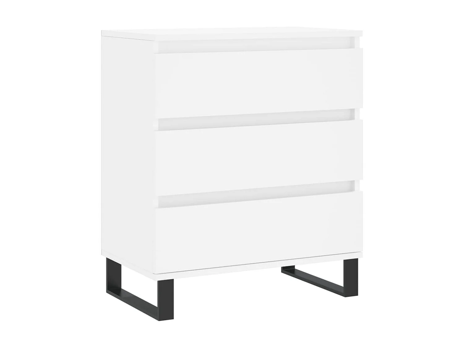 Buffet Blanc 60x35x70 cm Bois d'ingénierie QWE80075