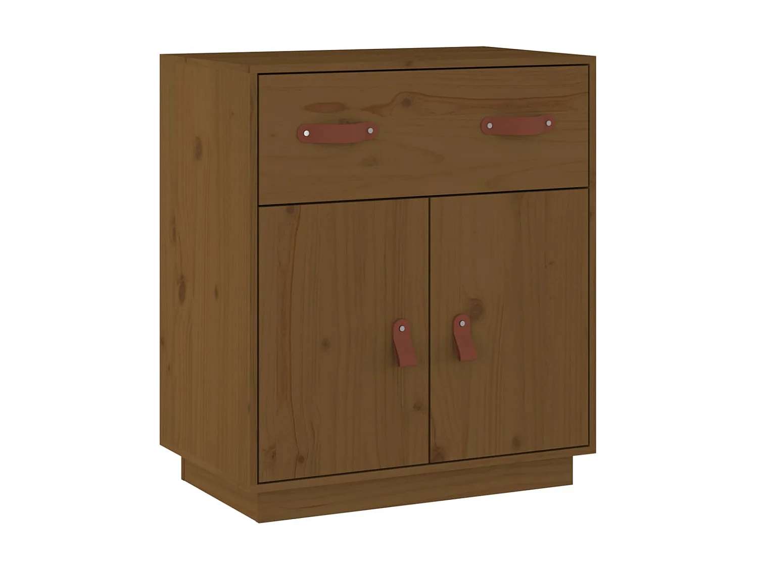 Dressoir 65,5x40x75 cm massief grenenhout honingbruin NL741171