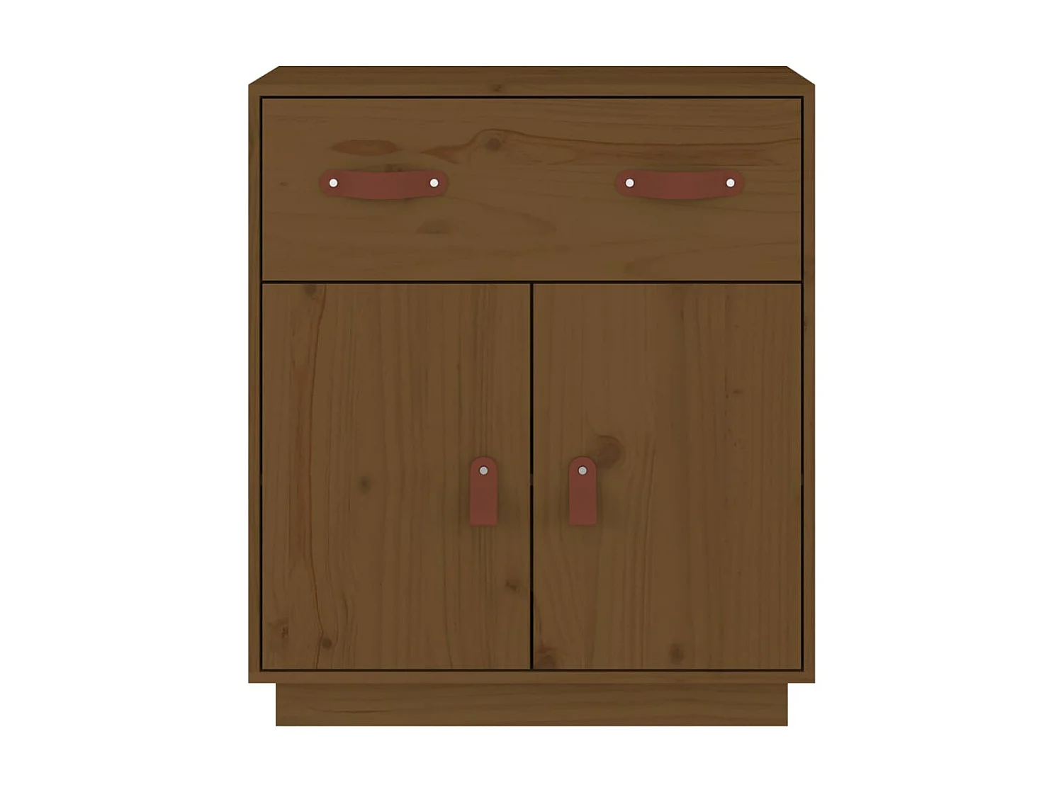 Dressoir 65,5x40x75 cm massief grenenhout honingbruin NL741171