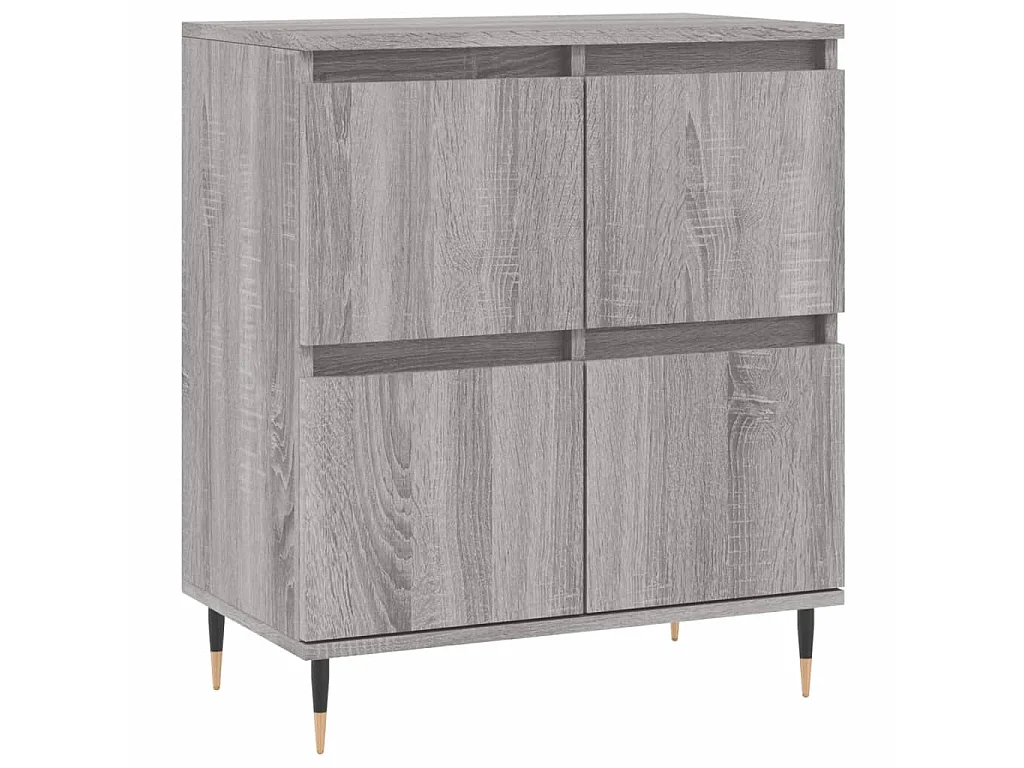lot de 3 Buffets Sonoma gris Bois d'ingénierie QWE64672