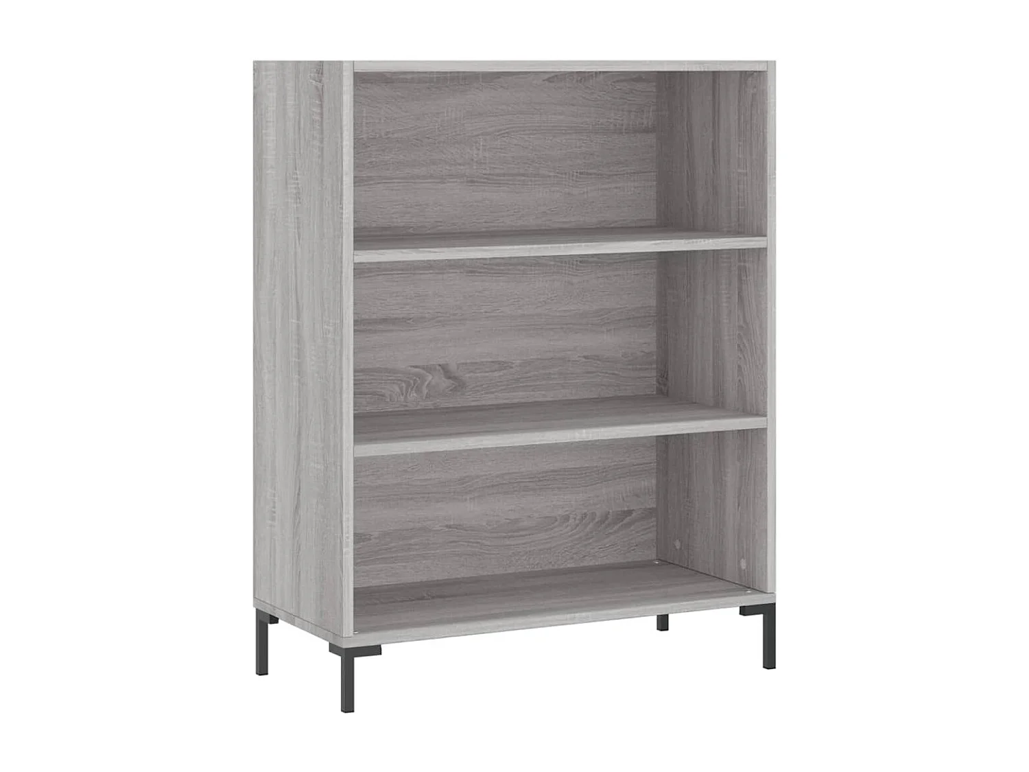 Highboard,Kommode Grau Sonoma 69,5x32,5x180 cm Holzwerkstoff -gkd982504