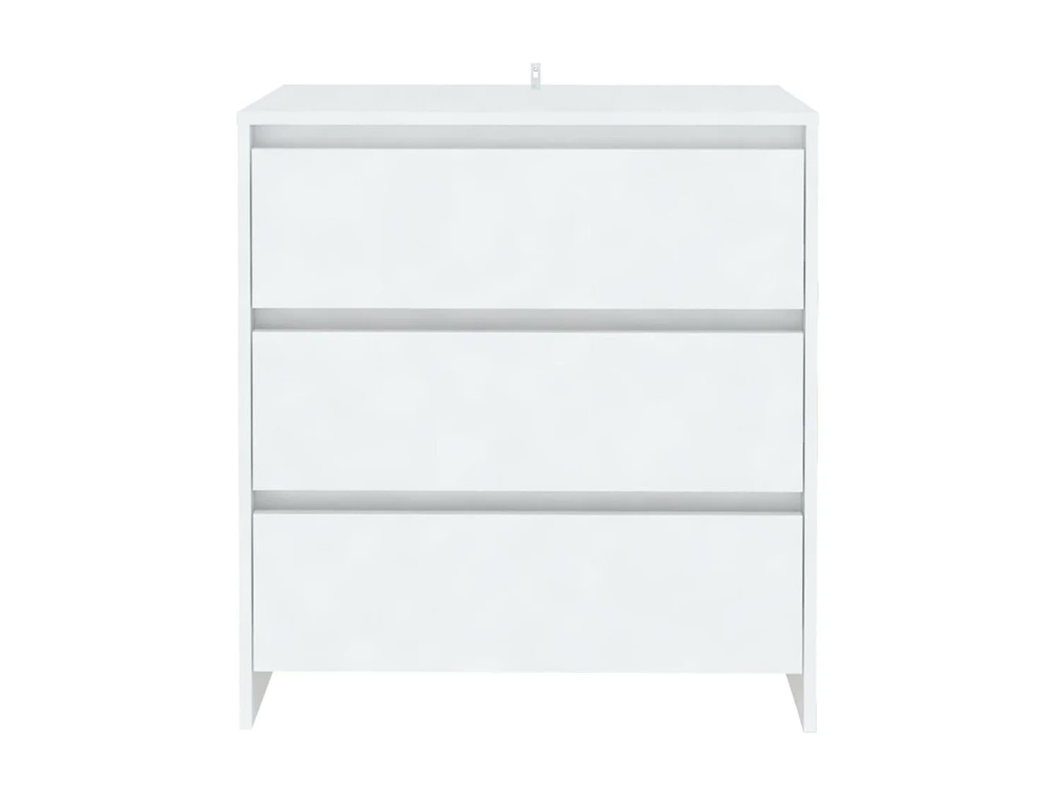 Dressoir 70x41x75 cm bewerkt hout wit NL440503