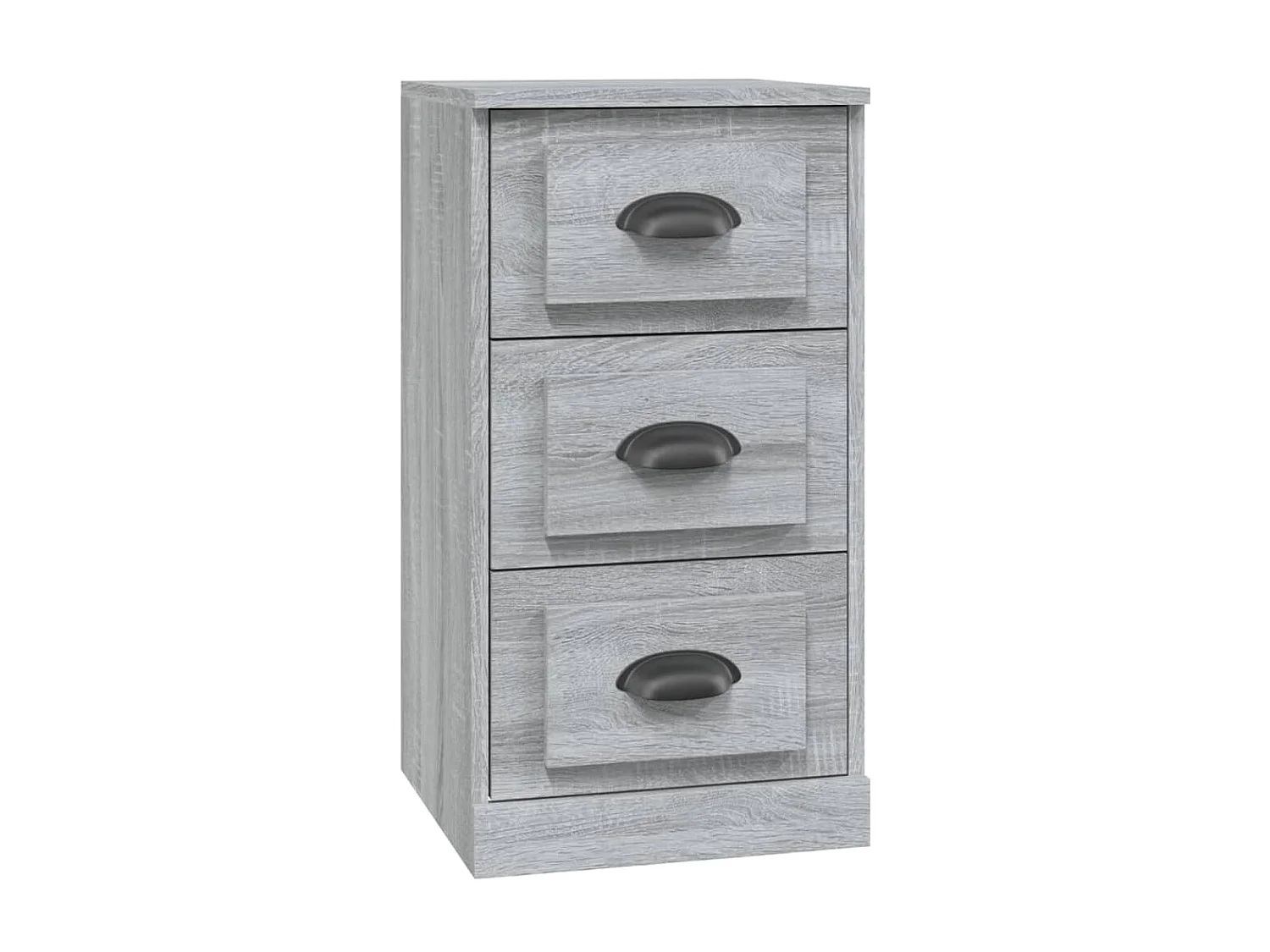 Aparador de madera contrachapada gris Sonoma 36x35,5x67,5 cm ES18543