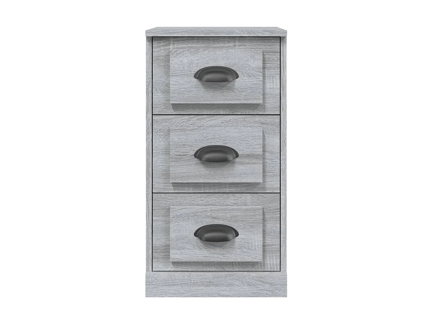 Aparador de madera contrachapada gris Sonoma 36x35,5x67,5 cm ES18543