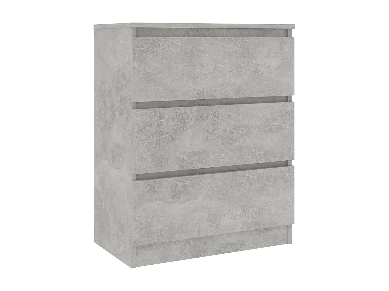 Buffet Gris béton 60x35x76 cm Bois d'ingénierie EGER97283